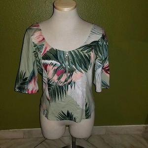 Guess Floral Print Top